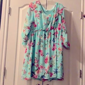 Pinkblush light green dress